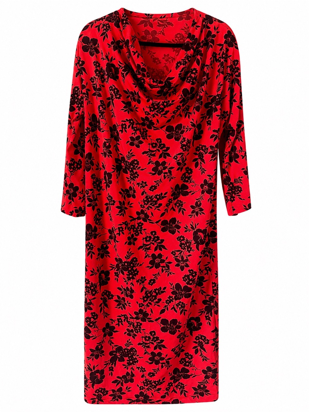 Handmade Designer Midi Dress – Original One-of-a-Kind Creation – Size M - Picture 6 of 8